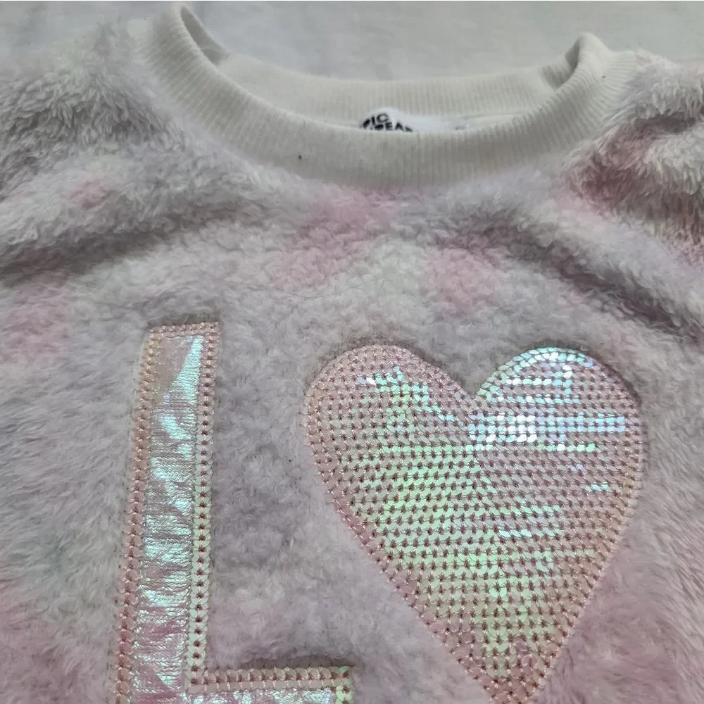 Epic THREADS Faux Fur Sweatshirt-Size 4T